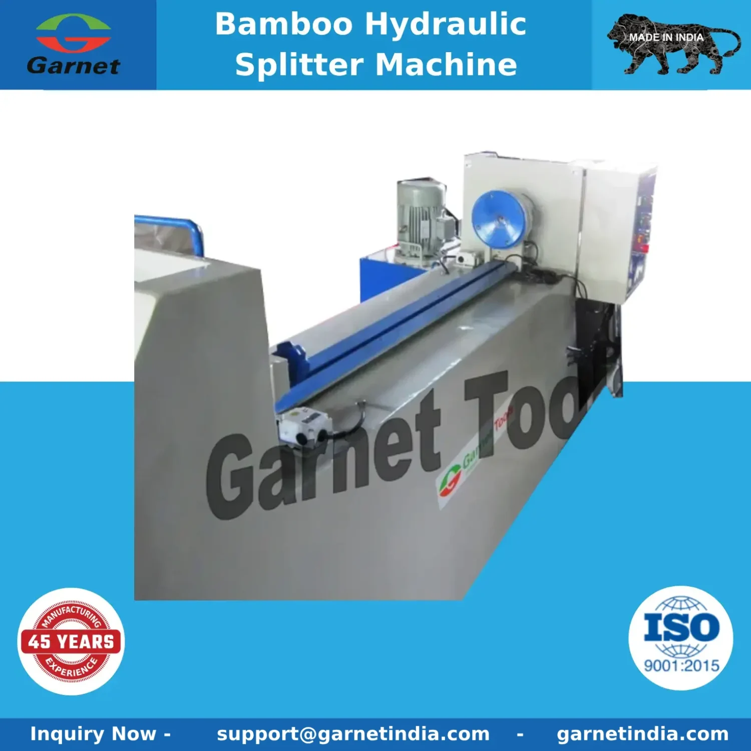 Bamboo Hydraulic Splitter Machine