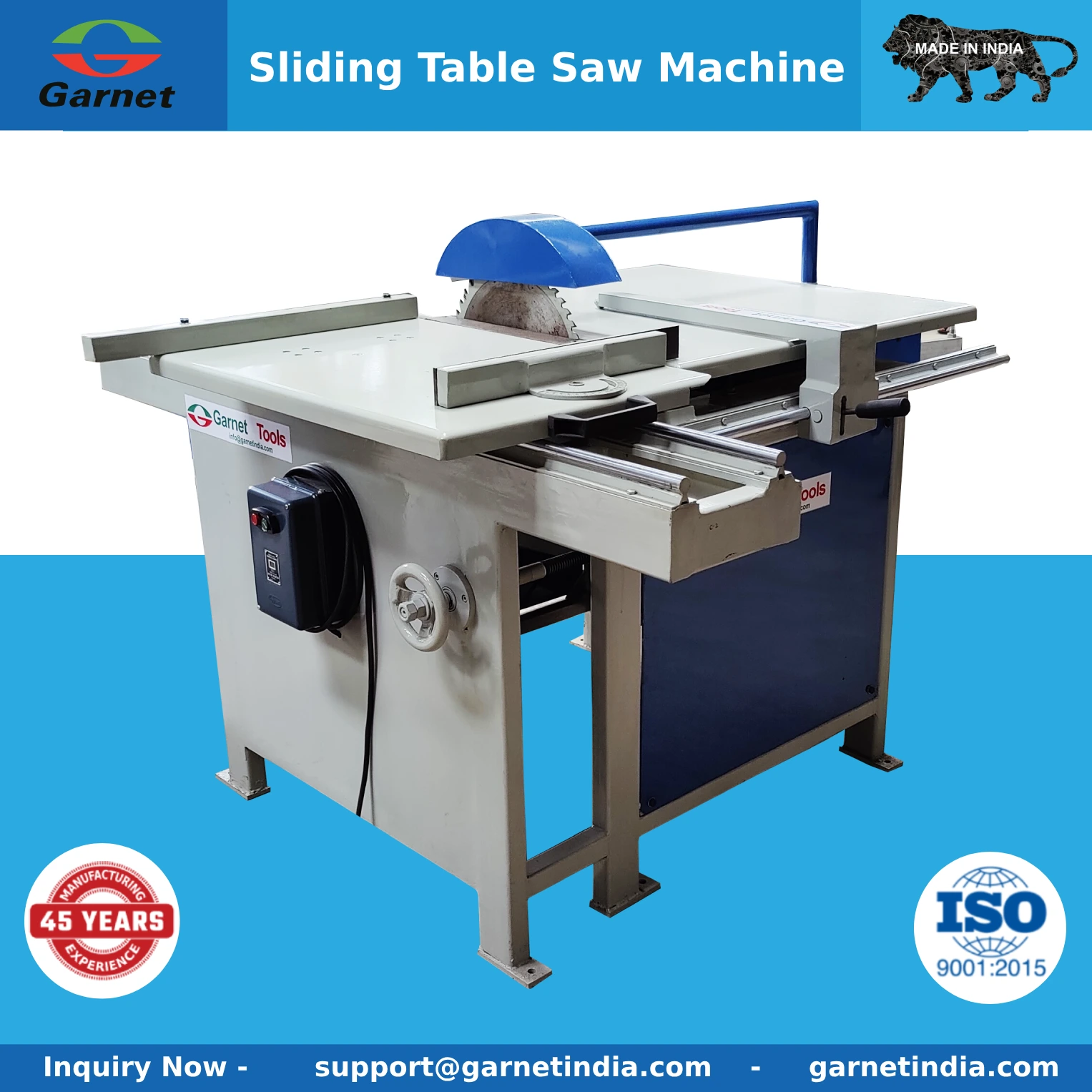 Sliding Table Saw Machine