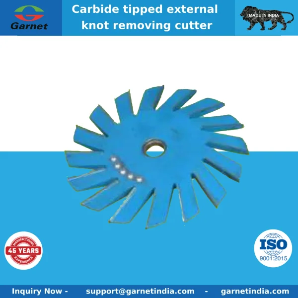 Carbide Tipped External Knot Removing Cutter | High Precision & Durable - Image 2