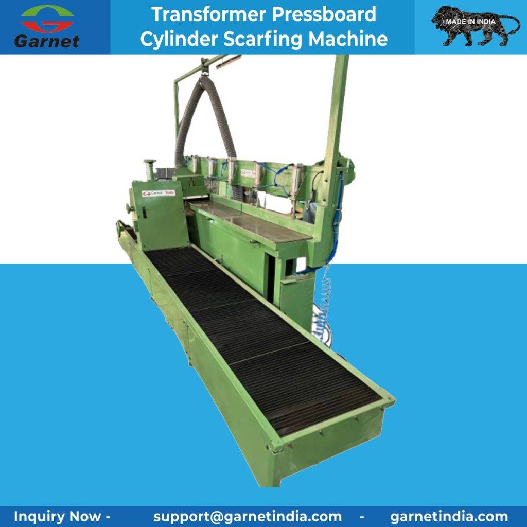 Transformer Pressboard Cylinder Scarfing Machine