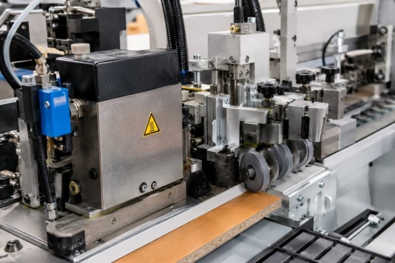 Automatic edge bander for furniture manufacturing