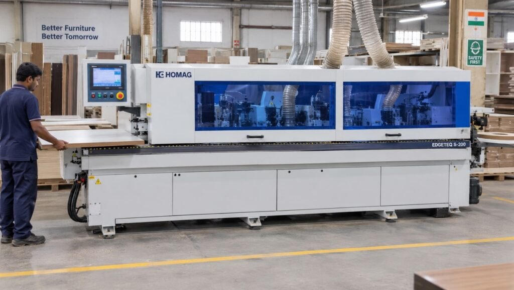Automatic edge banding machine